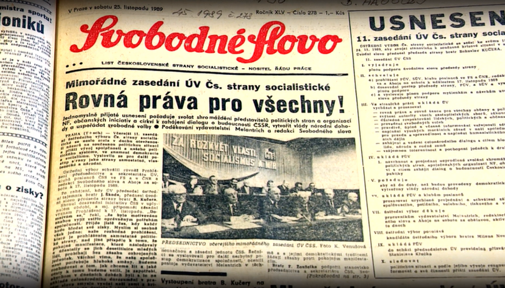 Exkurzia do histórie: O čom sa písalo 25. novembra 1989?