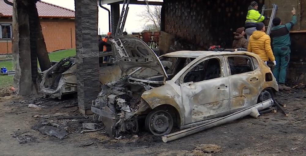 Požiar majetku starostu obce Macov 4