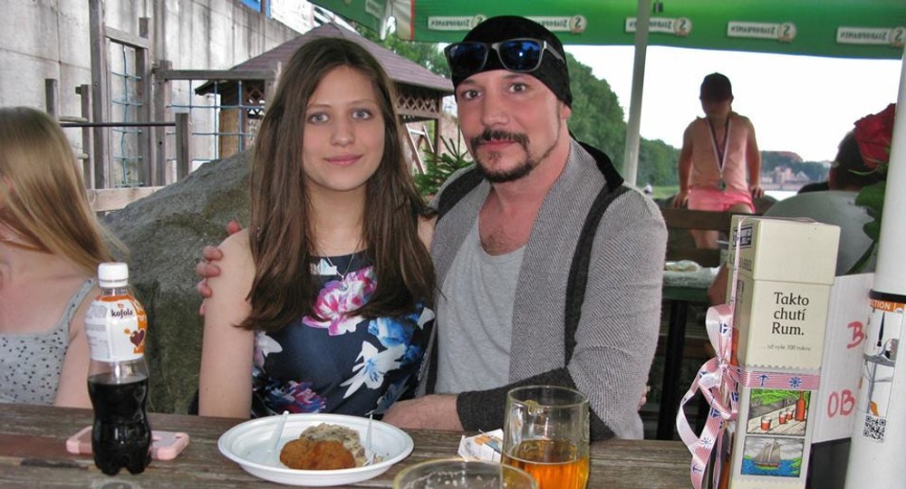 Bohuš Matuš s priateľkou