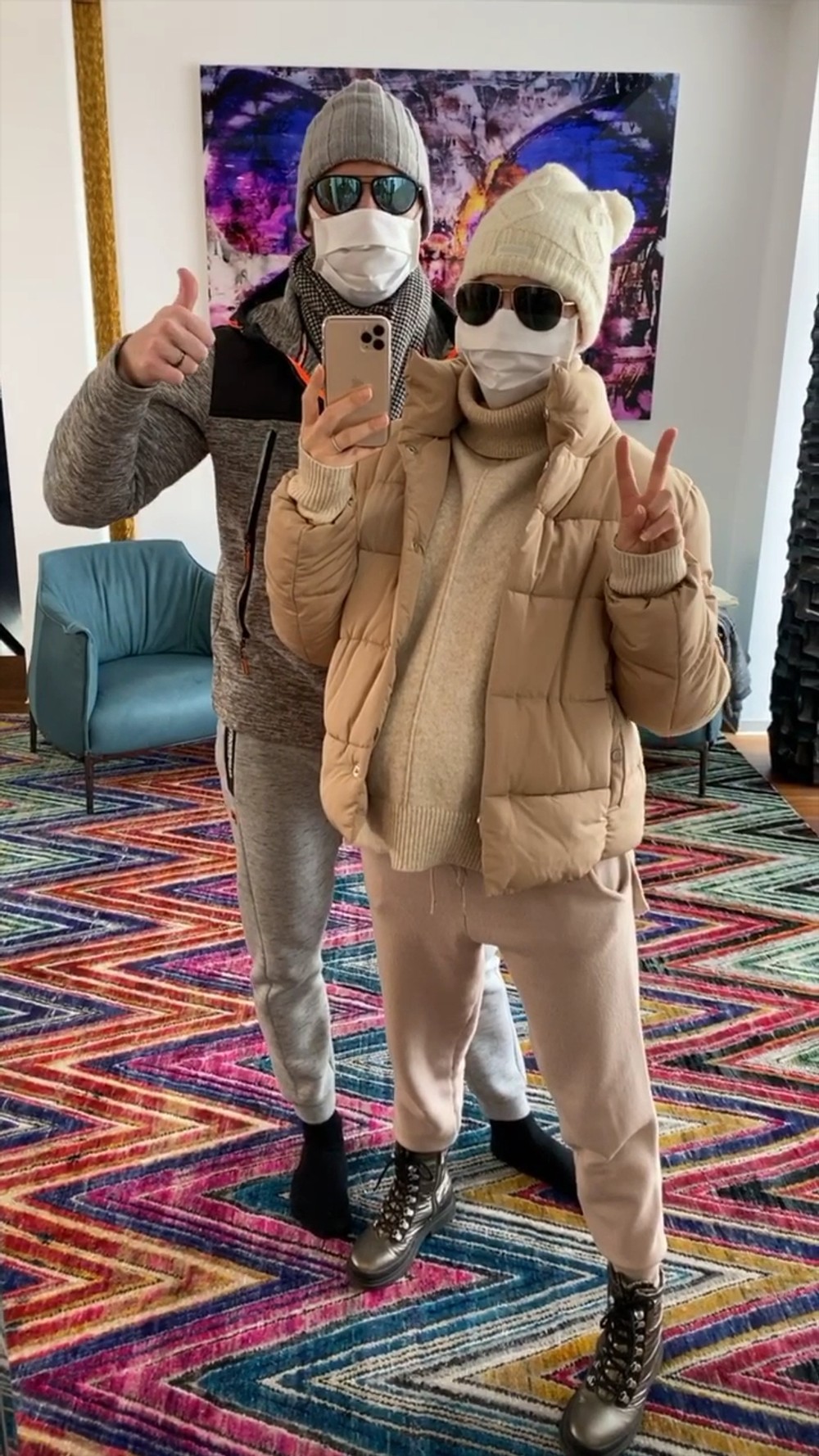 Celebrity v rúškach - Marián a Ivana Gáboríkovci