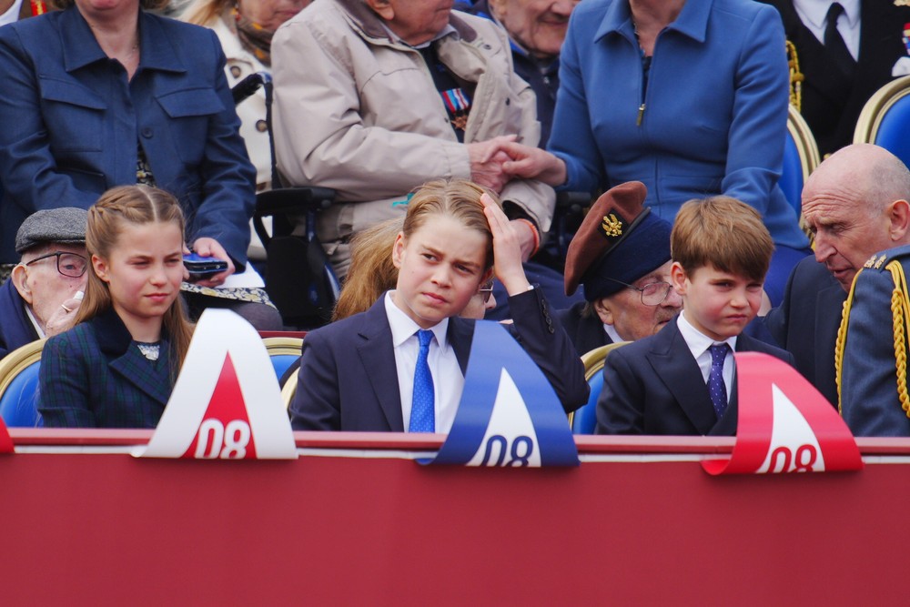 Princ George s rodinou