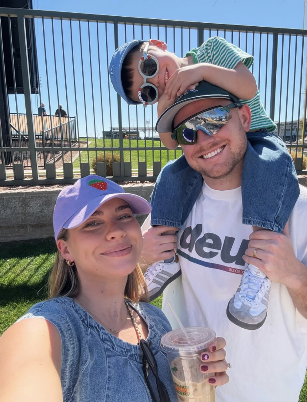 Emilie Kiser s rodinou