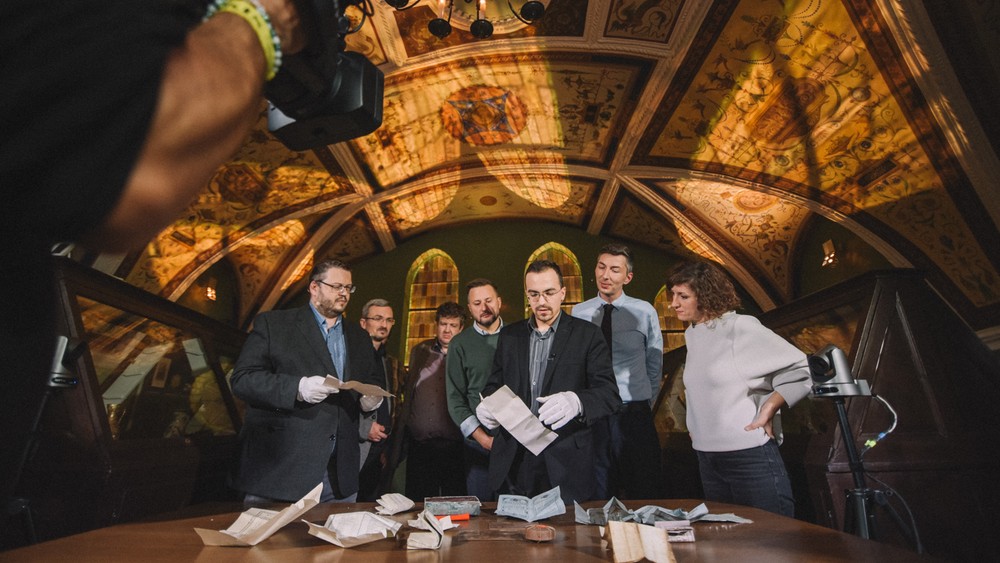 Odhalenie časovej schránky z Michalskej veže 