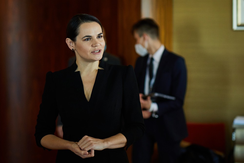 Cichanovská na Slovensku