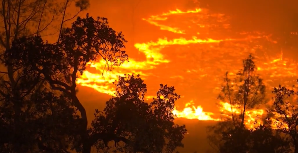 Lesný požiar v Kalifornii