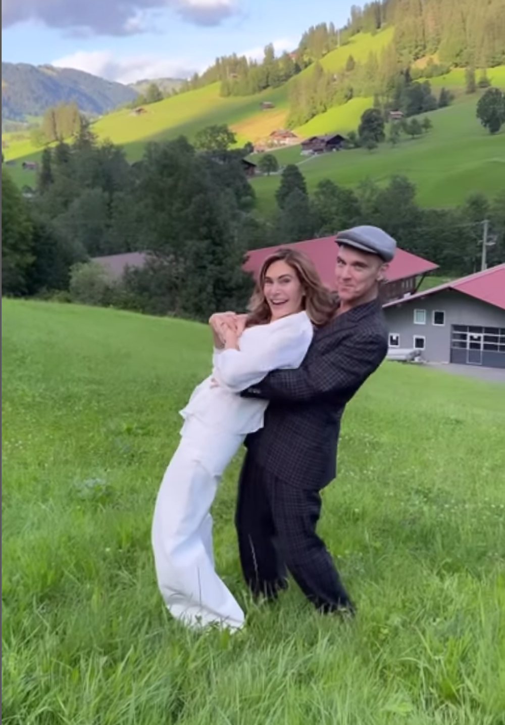 Robbie Williams s manželkou Aydou