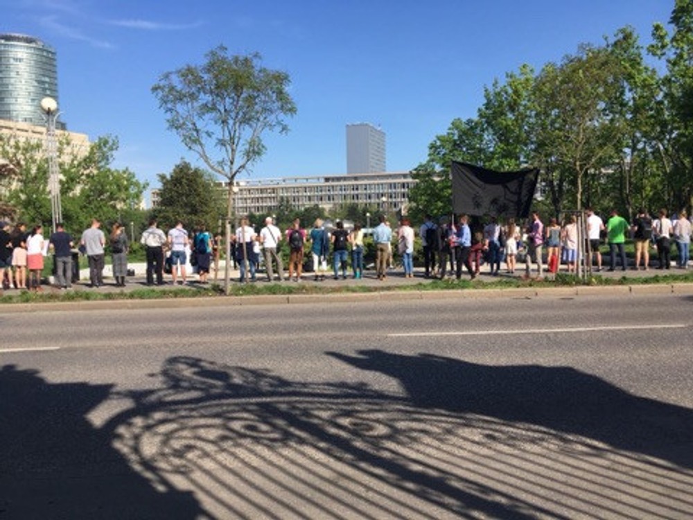 Protest študentov pre