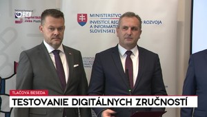 Tlačová beseda Samuela Migaľa o testovaní digitálnych zručností