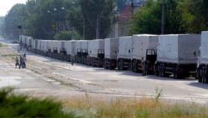 Ukrajina viní Rusko, že humanitárny konvoj dodáva zbrane