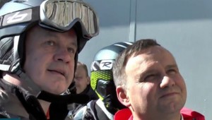 Andrej Kiska si bol zalyžovať, spoločnosť mu robil poľský prezident