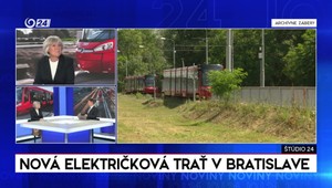 Štúdio 24: Nová električková trať v Bratislave