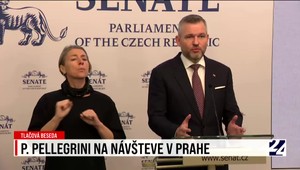 Tlačová beseda Petra Pellegriniho s predsedom českého Senátu