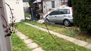 Explózia v rodinnom dome v Púchove. Chlapca mala privaliť padajúca stena domu