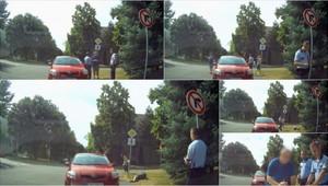 Vodiča zastavila hliadka, predviedol výkon hodný ocenenia