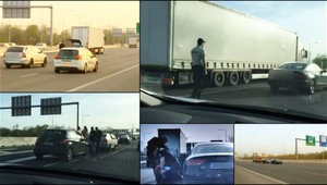 Naháňačka na obchvate v Bratislave. Chytali dvoch unikajúcich vodičov