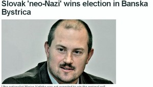 Slovensko zvolilo neonacistu, hlási britská BBC