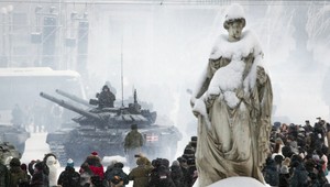 Ruský súd udelil pokutu seniorke z blokády Leningradu. Držala transparent s výzvou na mier