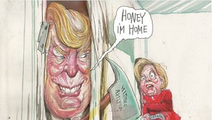 Donald Trump prezidentom. Karikaturisti reagujú na jeho zvolenie