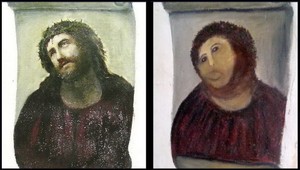 Zomrela seniorka, ktorú preslávila neúspešná reštaurácia fresky "Ecce Homo"