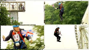 Starosta (48) Londýna sa stal najväčšou atrakciou. Visel na kábli