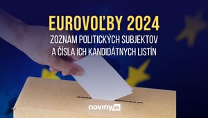 Zoznam politických subjektov a čísla ich kandidátnych listín v eurovoľbách