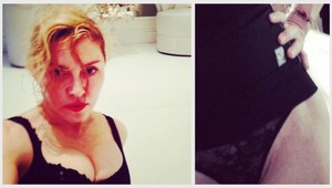 Nechutná Madonna (55): Odfotila sa v priesvitných nohavičkách!