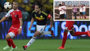 Votrelec na tréningu Kolumbie. Riskoval, fičal za Falcaom, Radamel klobúk dole!