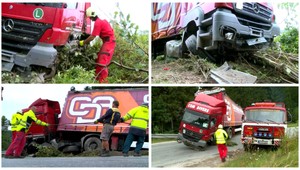 Hra osudu? Strom, ktorý zdemoloval kamión, vodičovi zachránil život