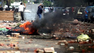 Toto je bojová zóna Egypt. Ako armáda demonštrantov vytláča