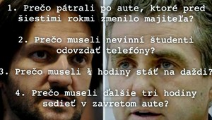 Streľba na študentov. Ako Kaliňák policajtov bráni...