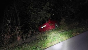 Mladý vodič zaparkoval s autom do kríkov. V dychu mu namerali 1,9 promile