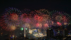 FOTOGALÉRIA: Pozrite si, akými ohňostrojmi privítali rok v metropolách