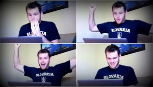 VIDEO. Američan Mark sa tešil z výhry Slovenska