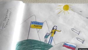 Rus väznený za protivojnovú kresbu dcéry utiekol spolu s ňou do Francúzska