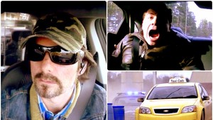 VIDEO. Sladká pomsta! Legendárny pretekár vydesil novinára na smrť