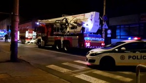 V Žiline zachvátil požiar budovu kancelárie Smer-SD