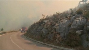 Apokalypsa v Chorvátsku. Požiar bol aj blízko raketovej základne