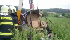 Havária vrtuľníka pri Prešove. Pilot podľahol zraneniam na mieste