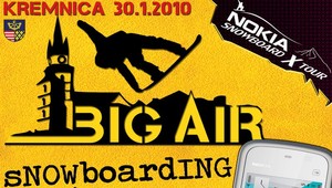 Snoubordový Big Air v meste pod Kremnickým zámkom