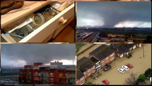 Anglicko si po dažďoch konečne vydýchlo. V Taliansku útočilo tornádo