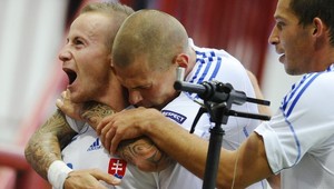 Slovensko vyhralo gólom Stocha v Moskve s Ruskom 1:0!