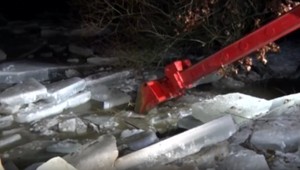 Ľadová povodeň na Kysuciach narobila problémy