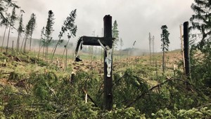 Mimoriadny stav na severe Slovenska. Pre silný vietor uzatvárali cesty