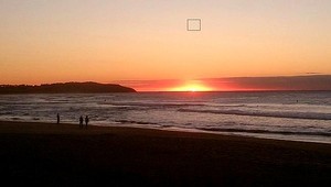 UFO sa vznášalo nad plážou