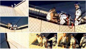 Opilec sa vyšplhal na operu v Sydney, ratovali ho policajti