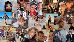 Novoročné vyznania a úprimné vinše hviezd! Prvé celebritné fotky roku 2021!