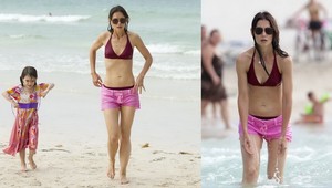 FOTOGALÉRIA: Leto u Cruisovcov, Katie Holmes a Suri na pláži