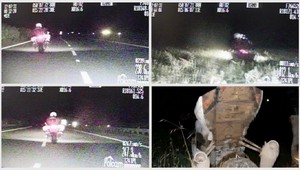 270 km/h na diaľnici. Motorkár unikal policajtom!