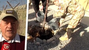 Misia v Afganistane. Golonka pomáhal sadiť stromčeky