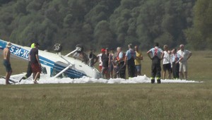 Nehoda pri pristátí poznačila majstrovstvá sveta: Letcom sa napriek všetkému darilo